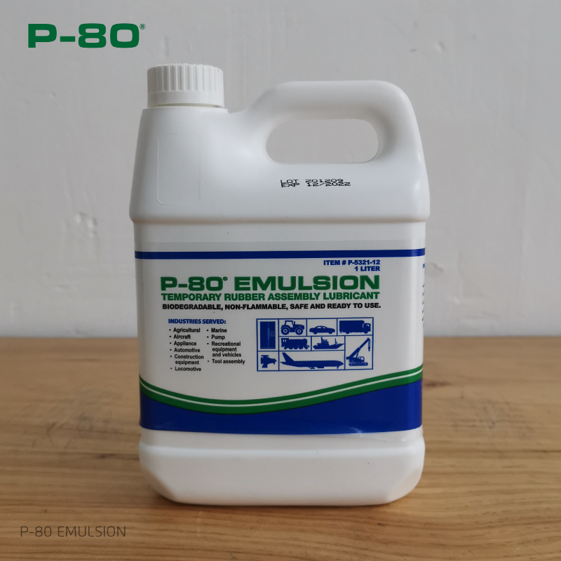 P80 EMULSION TEMPORARY RUBBER ASSEMBLY LUBRICANTP80朗诚工业技术