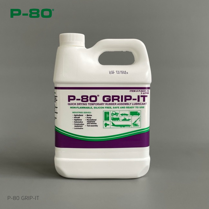 P80 GRIPIT QUICKDRYING TEMPORARY RUBBER ASSEMBLY LUBRICANTP80朗诚工业技术