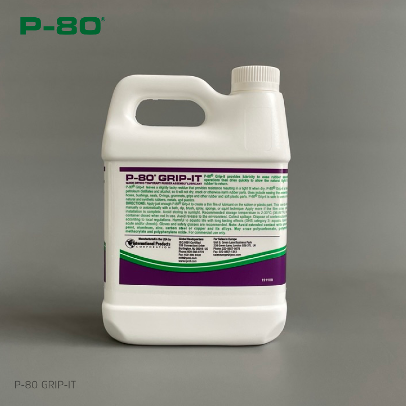 P80 GRIPIT QUICKDRYING TEMPORARY RUBBER ASSEMBLY LUBRICANTP80朗诚工业技术
