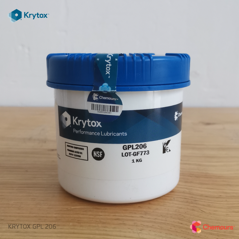 KRYTOX GPL 206 CHEMOURS krytox-gpl-206-chemours